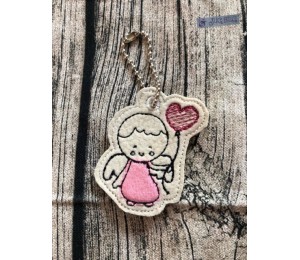 Stickserie Set "Engelchen" mit ITH - Anhänger & Herz